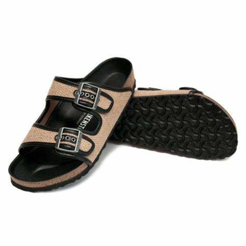 Birkenstock Arizona Raffia Sandals - Hard to Find! (38Narrow)